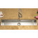 Houzer Contempo Zero Radius Undermount Trough Bar/Prep Kitchen Sink in Brushed Satin