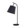 Lights Up! Walker Table Lamp in Powder Coated Black