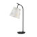 Lights Up! Walker Table Lamp in Powder Coated Black