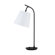Lights Up! Walker Table Lamp in Powder Coated Black