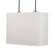 Lights Up! Rex Pendant Lamp with Canopy in Brushed Nickel
