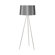Lights Up! Weegee Floor Lamp in Brushed Nickel