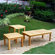 Three Birds Casual Newport Low Square Side Table