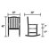 Three Birds Casual Brittany Rocking Chair