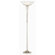 Pacific Coast Lighting Gallery Metro Tower Torchiere Floor Lamp in Brushed Nickel/Brushed Steel