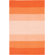 Chandra Rugs India Orange Striped Rug