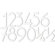 HouseArt 8" House Numbers