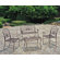 International Caravan Iron Patio 4 Piece Lounge Seating Group