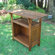 International Caravan Acacia Patio Wood Bar Table