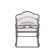 International Caravan Iron Patio Sun Ray Bronze Rocking Chair
