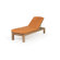 Caluco LLC Teak Single Chaise with Cushion
