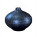 Howard Elliott Arctic Blue Lacquered Wood 8" Tall Vase