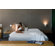 Vibia Alpha Wall Sconce in Satin Nickel and White Lacquer