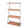 Lite Source Dynamic Four Tier Shelf in Beech Wood with Silver