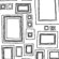 Graham & Brown Label Frames Wallpaper in Black / White