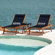 Infinita Corporation Teak Sun Lounger