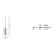 Smedbo Outline Lite Toilet Brush with Movable Lid in Polished Chrome