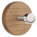 Smedbo Beslagsboden Rounded Oak Coat Hook