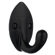 Smedbo Beslagsboden 2.313" Rustic Single Hook in Wrought Iron