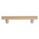 Smedbo Beslagsboden Beech Drawer Pull in Brushed Chrome