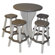 Leisure Accents 5 Piece Bar Height Dining Set