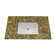 Vintage Stone 22" x 31" Granite Vanity Top with 8" Centers and Rectangular Bowl in Giallo Fiorita