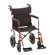Nova Ortho-Med, Inc. 19" Lightweight Aluminum Transport Chair with Hand Brake and Swing Away Footrest