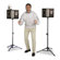 AmpliVox Sound Systems Portable Wireless Powered Speaker Voice Projector Kit, Black