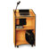 AmpliVox Sound Systems Presidential Plus Wireless Sound Lectern, 25-1/2w x 20-1/2d x 46-1/2h, Med Oak                                               