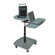 AmpliVox Sound Systems Hydraulic Adjustable Multimedia Cart