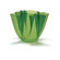 FontanaArte Cartoccio Vase Clear Glass in Green