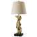 Kenroy Home Twister Table Lamp in Wood Grain