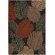 Nourison Rain Forest Black Multi Rug