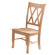 International Concepts Unfinished Wood Double X-Back Side Chair (Set of 2)