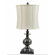 Fangio Lighting 29" Table Lamp with Drum Bell Shade in Oil Rubbed Bronze
