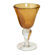 Artland Iris Wine Glass in Amber (Set of 4)