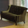 Armen Living Barrister Velvet Loveseat