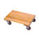 Wesco Manufacturing Solid Platform Wood Dolly with 4" Casters