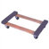 Wesco Manufacturing Open Deck Wood Dolly with Rubber Ends