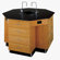 Diversified Woodcrafts 54" Wide Octagon Workstation With Drawer Base