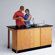 Diversified Woodcrafts Labview 2 Student Workstation With Door Cabinet