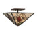 Quoizel Russell 3 Light Semi Flush Mount