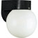 Progress Lighting Black 6" Acrylic Globe Outdoor Wall Lantern