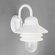 Progress Lighting White Single Light Plastic Outdoor Wall Lantern with Prismatic Acrylic Shade