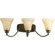 Progress Lighting Janos Three Light Wall Bracket in Antique Bronze