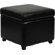 Safavieh Jonathan Leather Cube Ottoman
