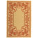 Safavieh Courtyard Natural/Red Rug