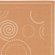 Safavieh Courtyard Terracotta/Natural Circle Rug