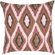 Safavieh Tristan Decorative Pillows in Brown and Pink (Set of 2)