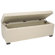 Safavieh Beige Bedroom Storage Ottoman